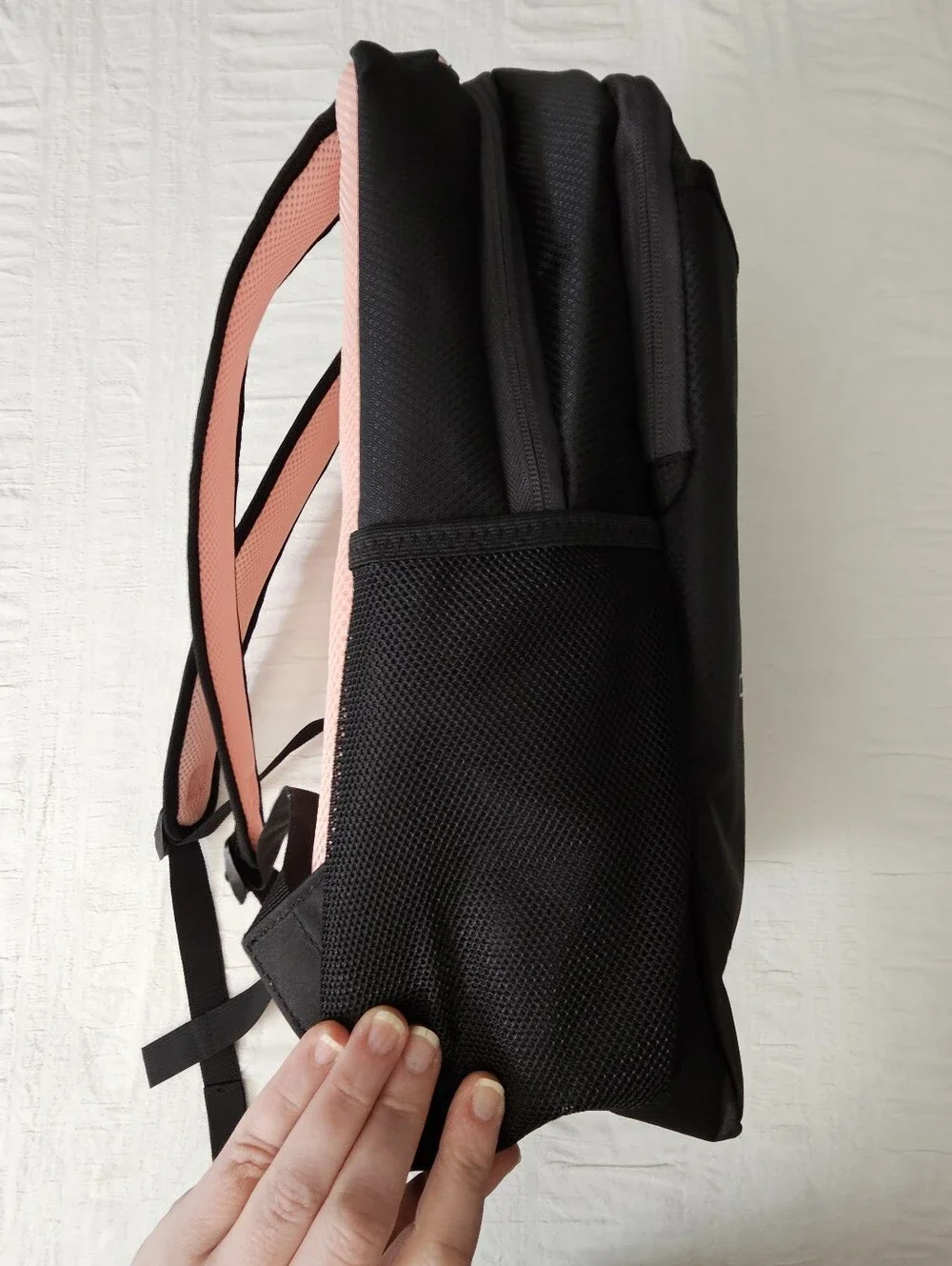 Champion Black Pink Student Work Backpack Bookbag 17 inch Laptop Bag NEW NWT
